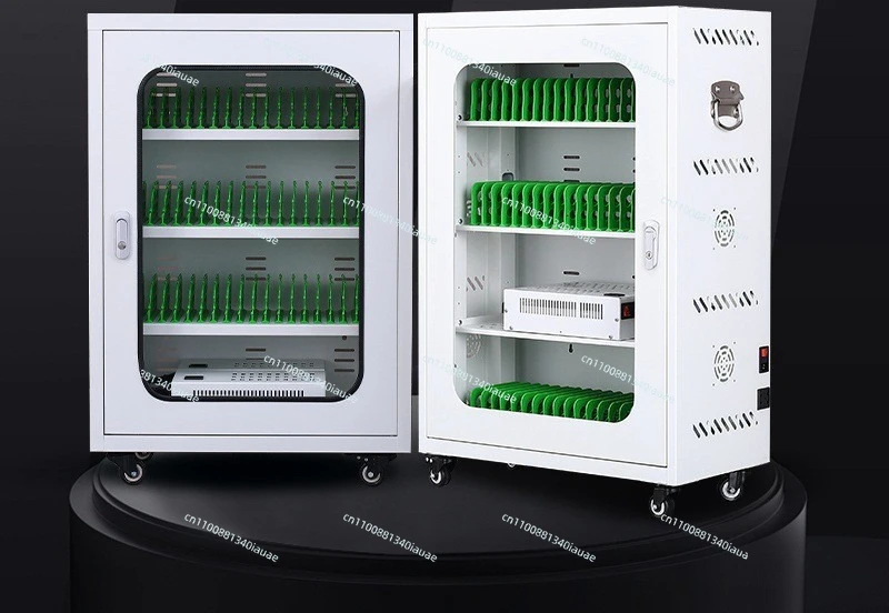 30-Position Mobile Phone Charging Cabinet USB Port Classroom Meeting Room TypeC Fast Charging Tablet Charging Cabinet