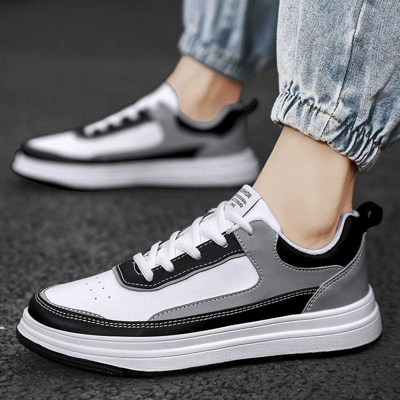New Men's Skateboarding Shoes Light Trekking Shoes Men Soft outdoor walking shoes Men Breathable sneakers men large size 48