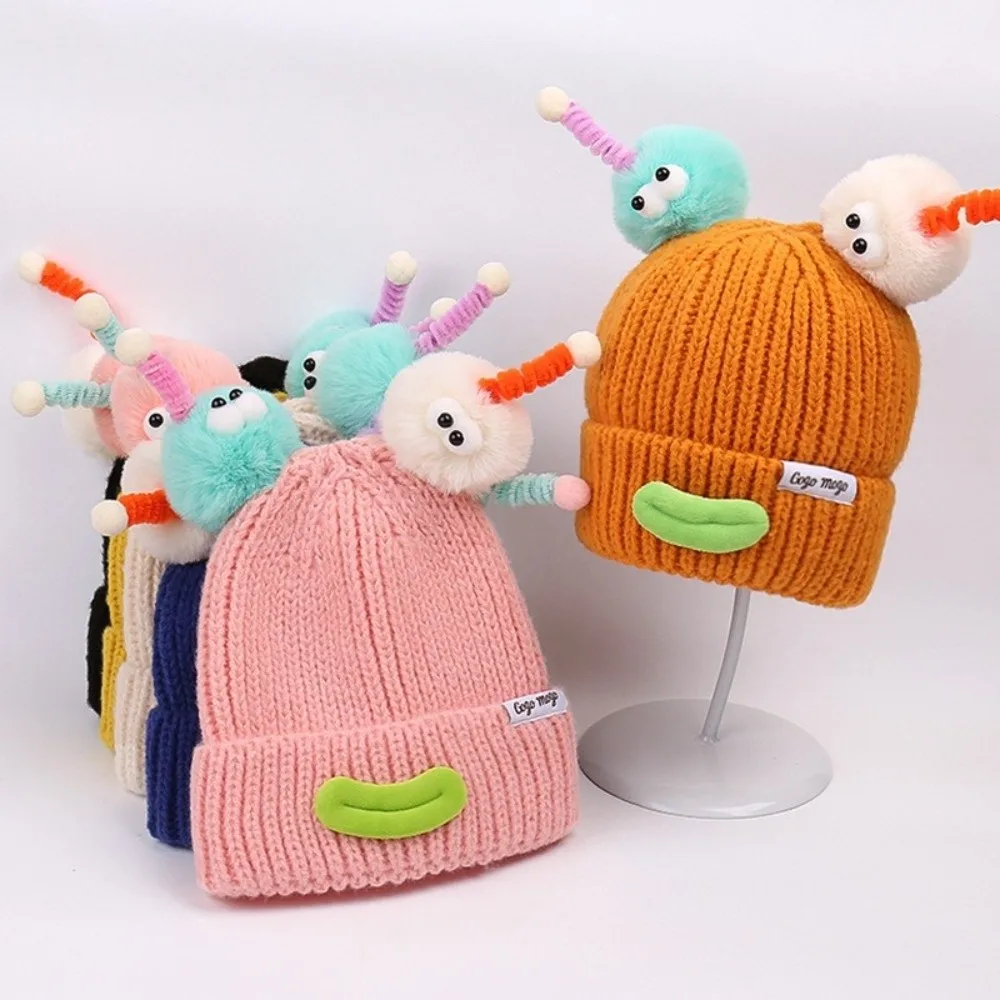 

New Funny Knitted Hat Windproof Coldproof Bonnet Cap Pullover Hat Party High Quality Ear Protection Cap Outdoor Sports Warm Hat