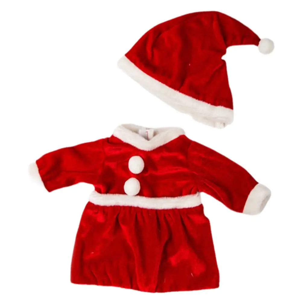 Christmas Doll Clothes Fit 18 Inch American Doll 45cm Doll Accessories Change Baby Clothes