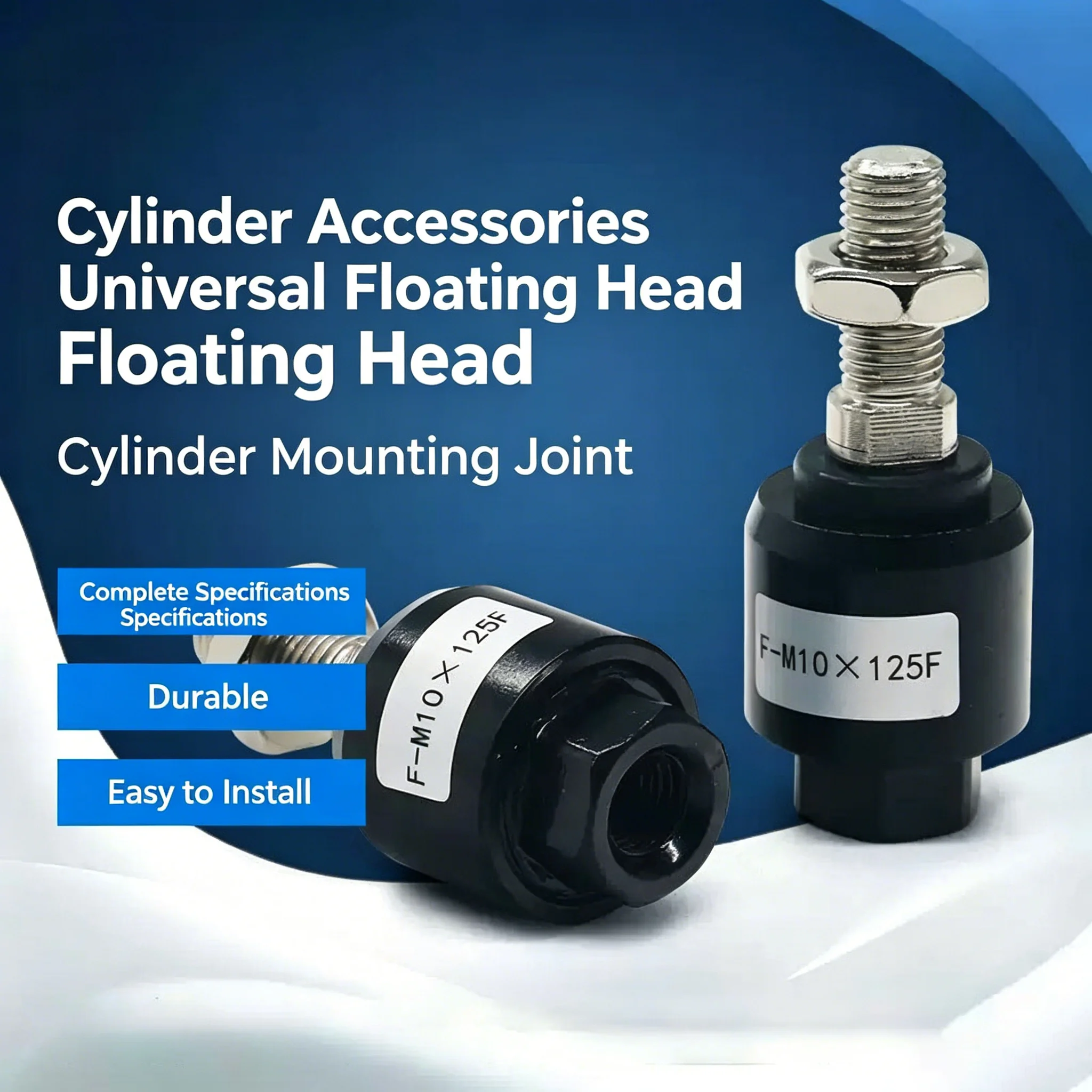 JA32-10-100 JA30-10-125 NEW Type JA Series Universal Floating Joint Cylinder Swing Joint JA80-20-150 JA63-16-200 JA40-14-125