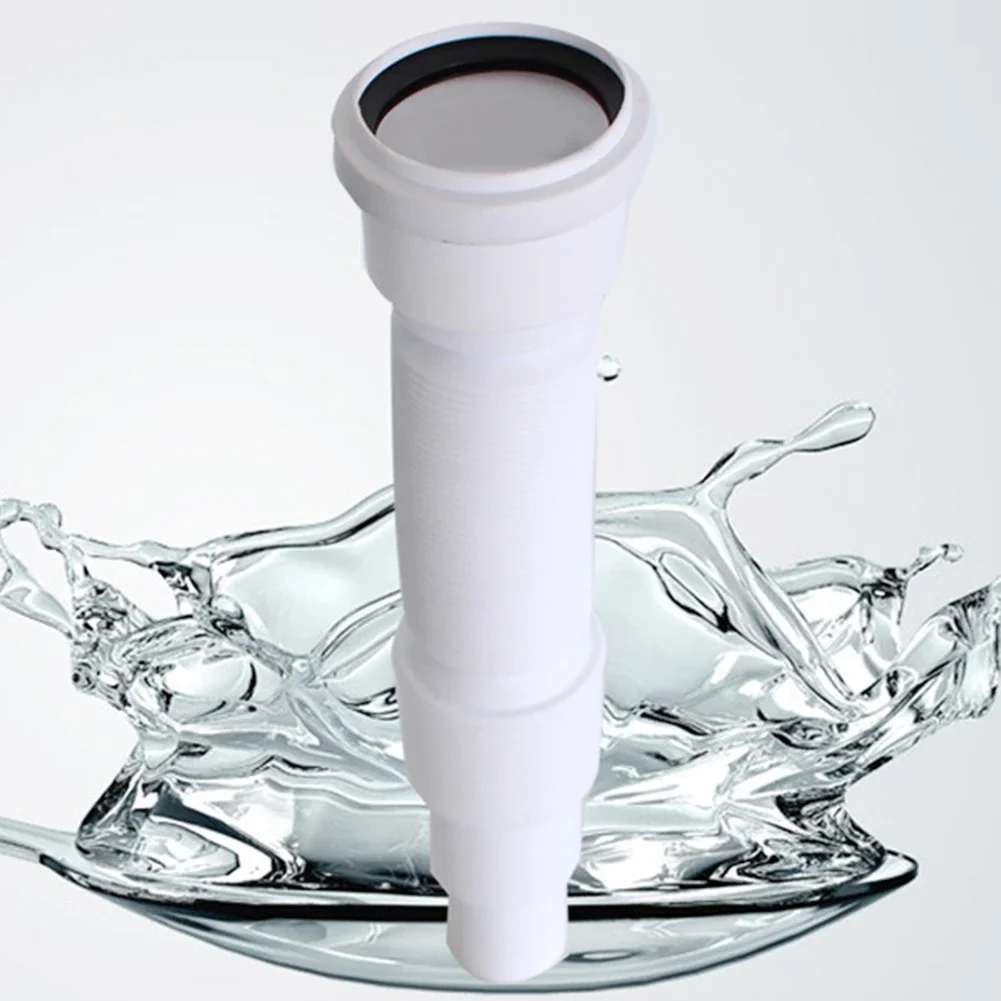

High Quality New Waste Flush Pipe Connect Hose Pipe Accessories Bathroom Gadgets Drain Hose Odorstop Chrome Cover