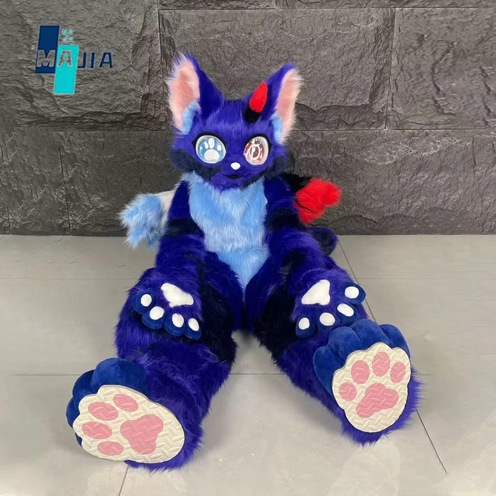 

Comic Con Fury Suit Full Fur Suit Long Fur Cute Cosplay Party Costume Animal Suit Christmas Halloween Suit Mascot Costume
