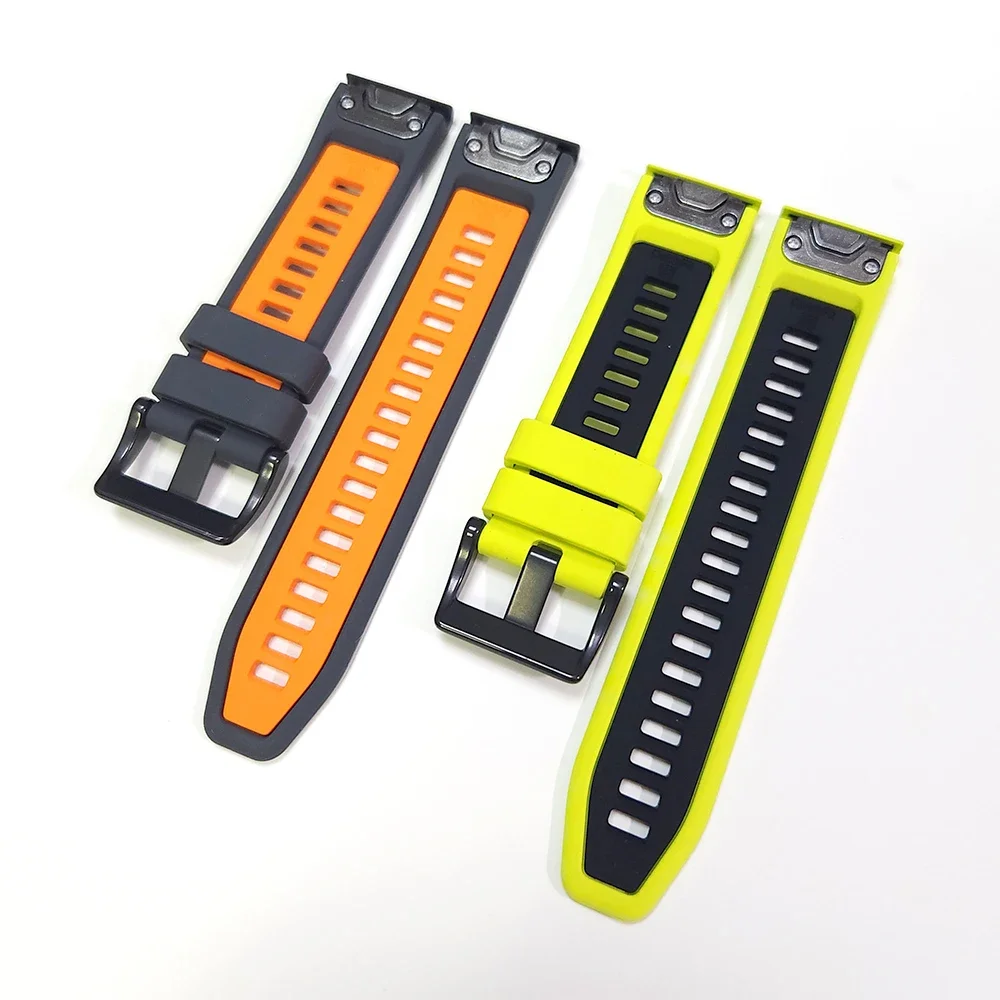 QuickFit 26mm Watch Band For Garmin D2 Mach 1 Pro 51mm Replacement Silicone Strap Accessories