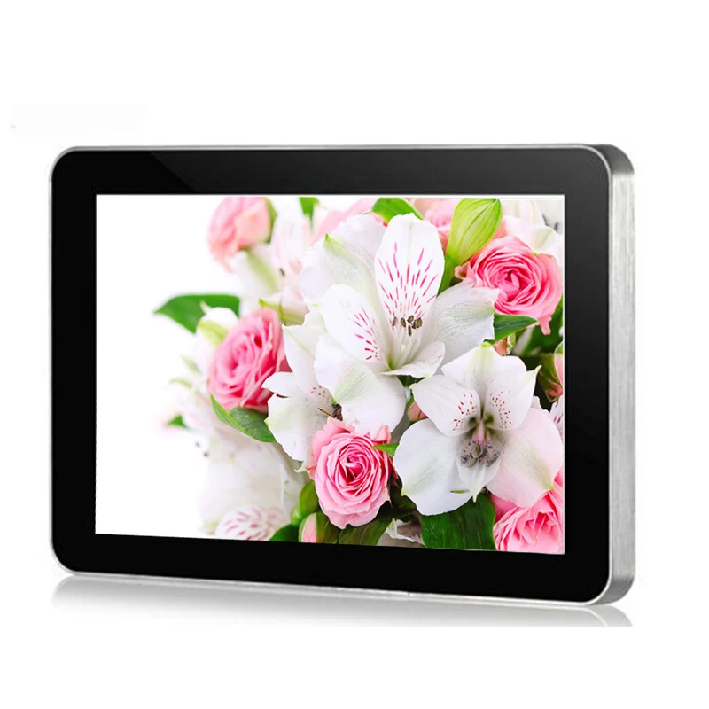 Ture flat all in one 15.6 inch lcd display screen wall advertising displayer