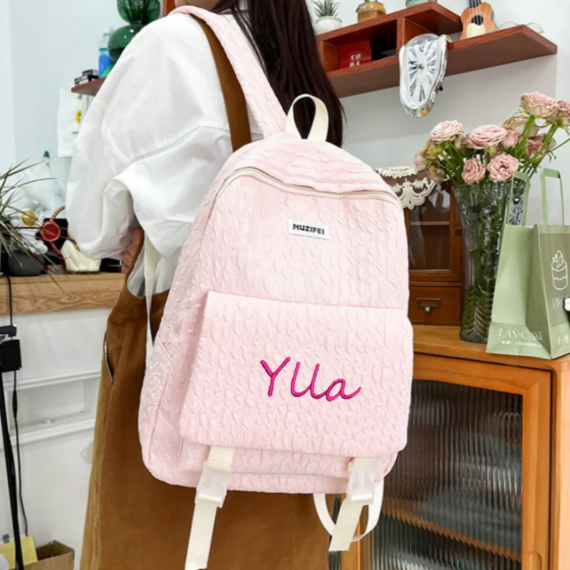 Personalized Name Cute Toddler Backpack Schoolbag for Boys Girls,Kindergarten Bag Preschool Nursery Travel Bag with Chest Clip