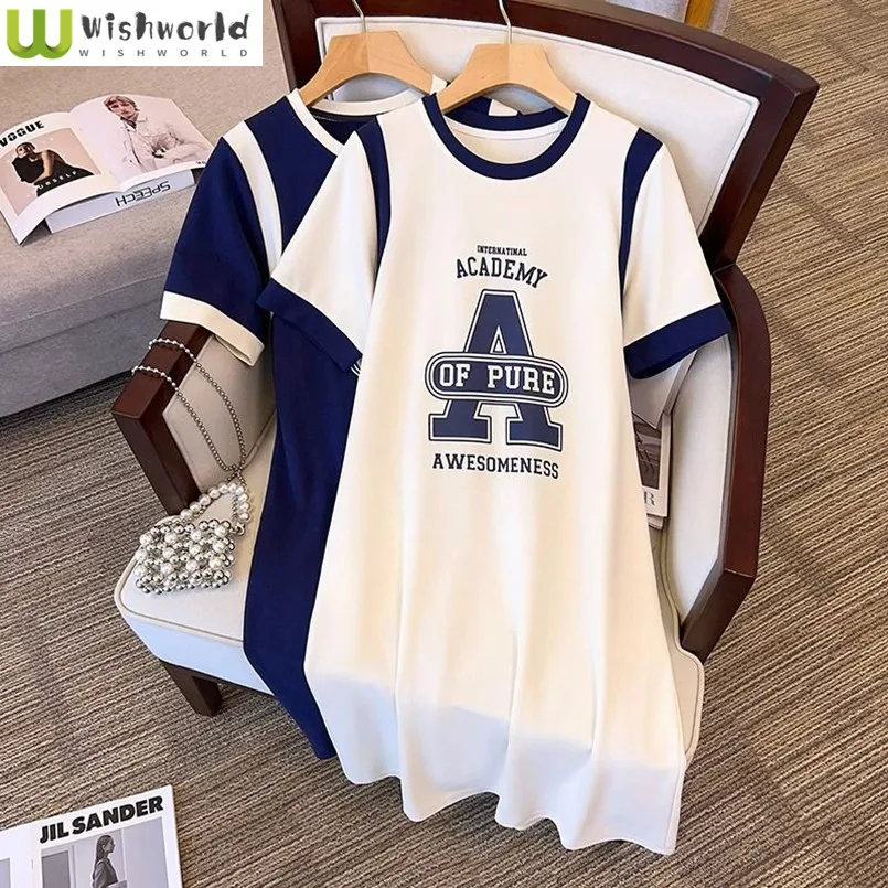 

Casual A-line Dress for Women in Spring and Summer New Style for Age Reduction Loose Fit Slimming and Elegant Women's Dress