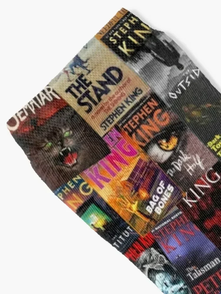 Stephen King Book Covers, Horror Bookworm Socks sports stockings warm winter funny gifts Designer Man Socks Women's