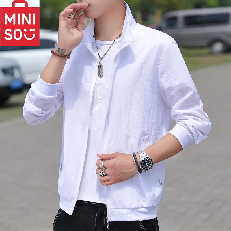 

2025 Summer Men's Quick drying Sunscreen Coat Lightweight, Breathable, Sweat wicking Outdoor Sports Loose UV resistant Skin Coat