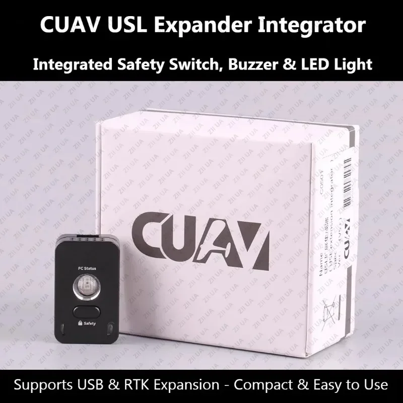 AvaCoreUSL Extender Module Integrated Safety Switch Buzzer LED Indicator USB Expansion For C‑RTK Flight Controller