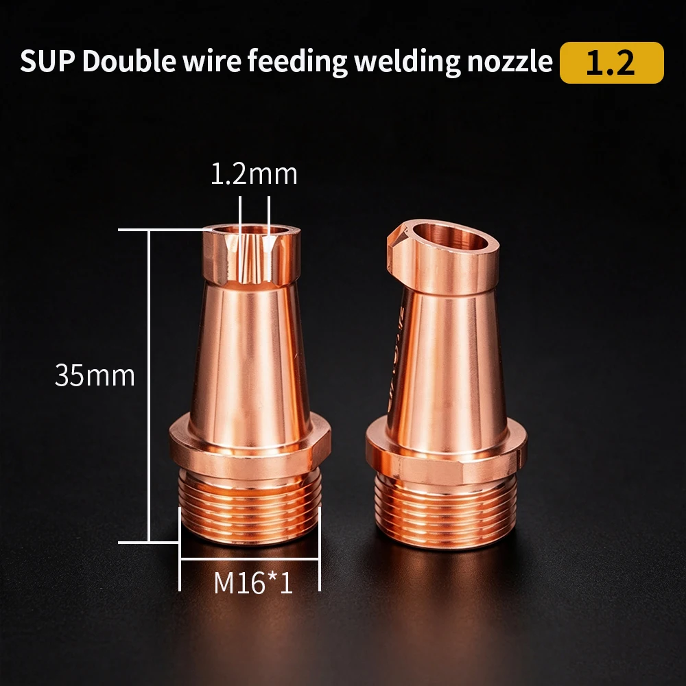 Laser Double Welding Guide Nozzles SAS-1.2mm/1.6mm/2.0mm Connection Bracket Tube for SUP Welding Machine