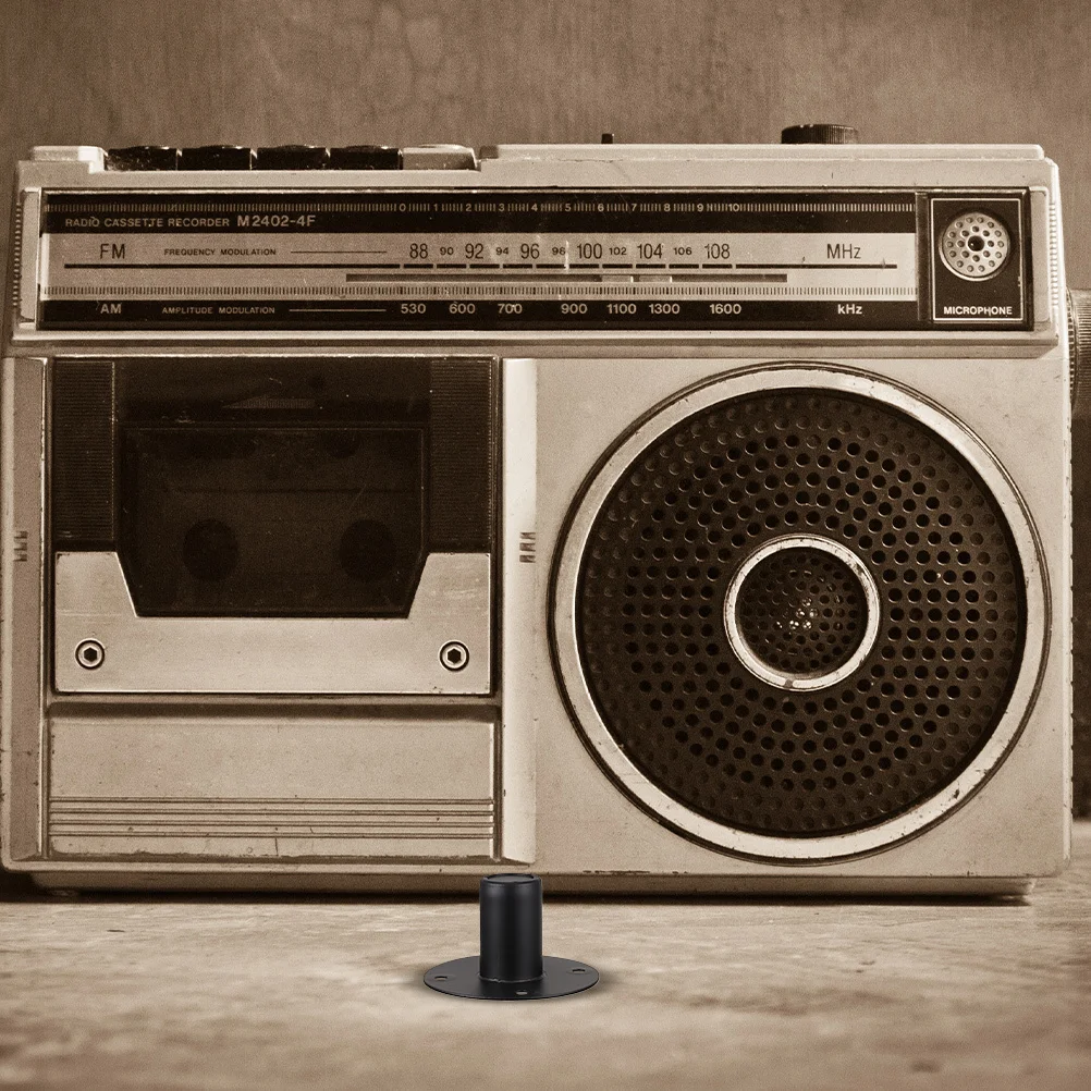 

Iron Speaker Base Heavy Duty Black Metal Stand For Stable Audio Support Universal Speaker Holder Mount Bracket