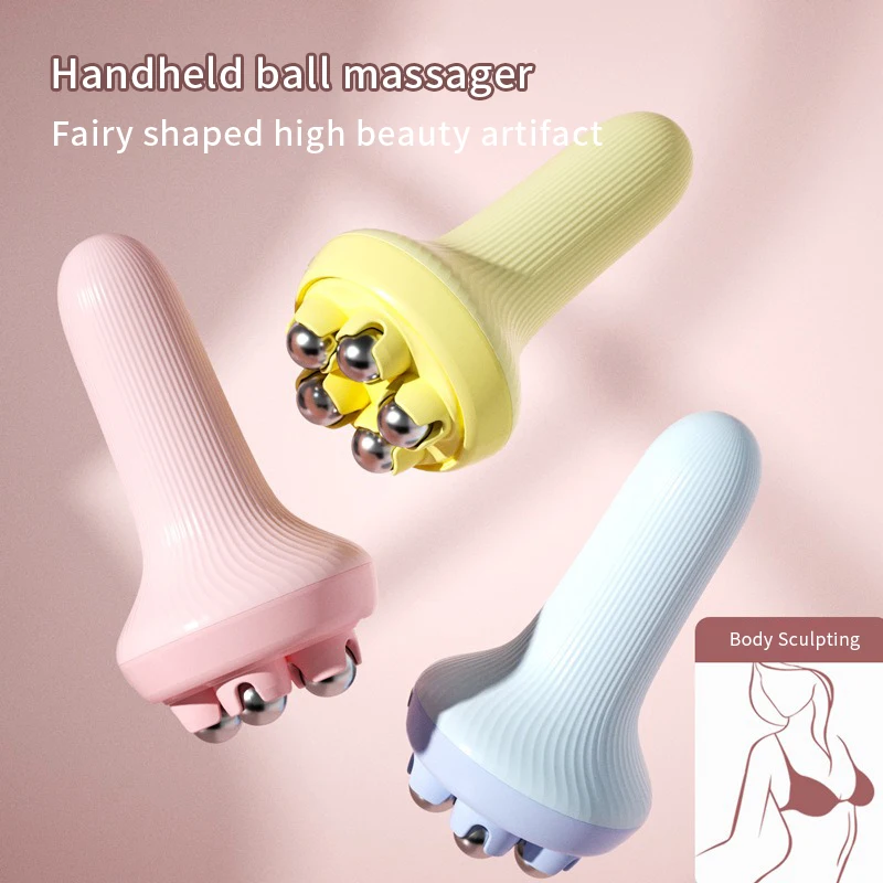 

Roller Massager Inner Thighs Sports Muscle Relaxation Abdomen Shaping Roller Balls Tummy Kneading Slim Waist Meridian Brush