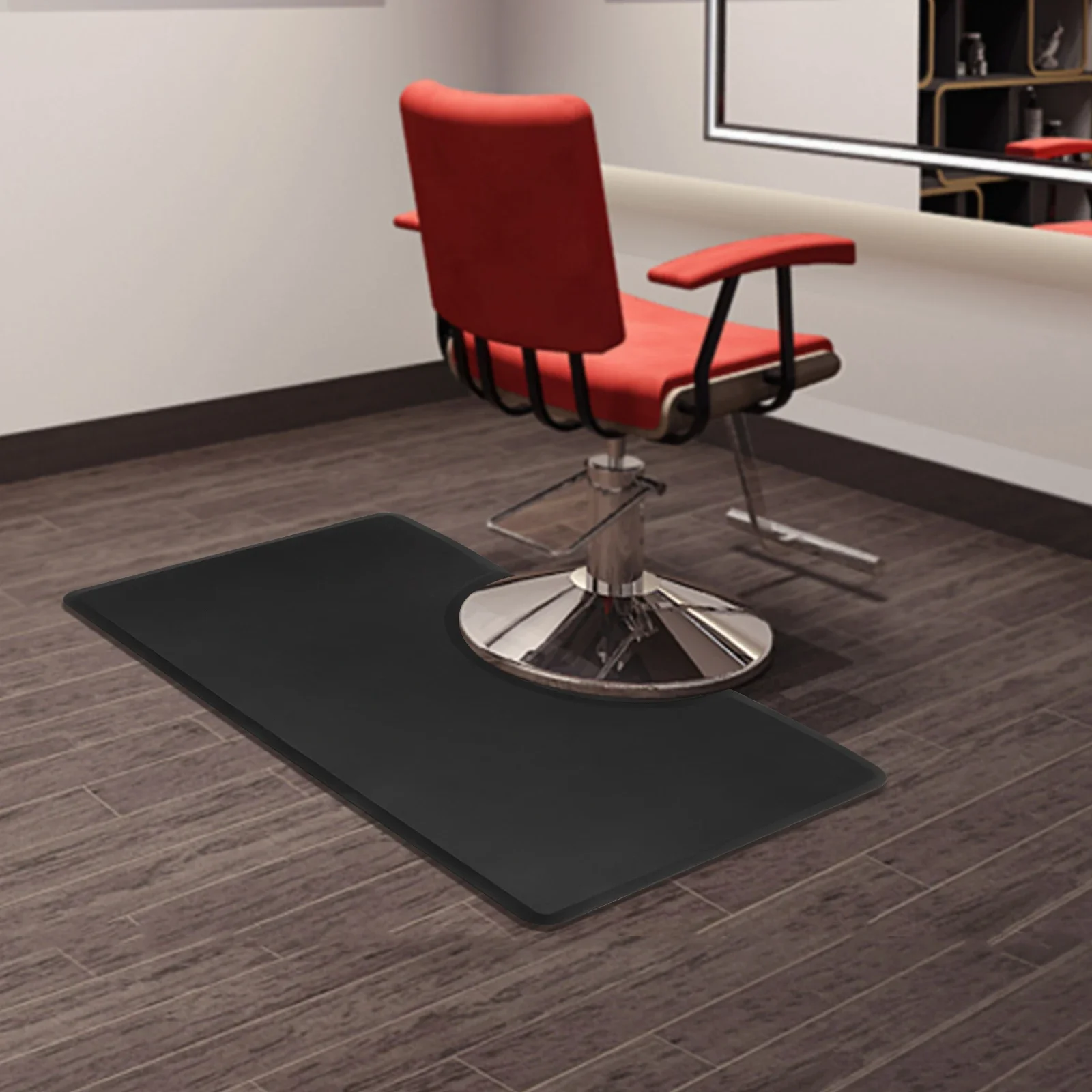 

L # Mat 3ft X 5ft Anti Fatigue Salon Floor Mat For Hairdresser Salon Barber Stations Anti-Slip Waterproof Heel Resistant Floor M