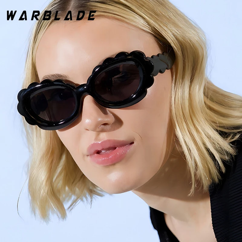 

Vintage Sun Glasses Women Cloud Shape Ellipse Fashion Trends Y2K Cute Candy Colors Sun Glasses Travel Shades Eyeglasses UV400