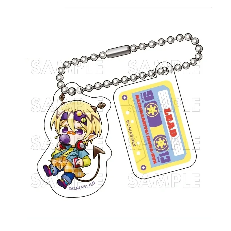 New Welcome to Demon School! Iruma-kun Can Badge Kalego Naberius Marukuji Acrylic Keychain Cute Charm Pendant Decor Anime Fans