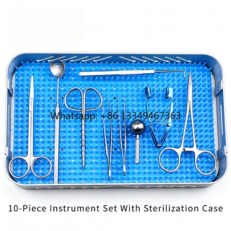 10PCS Enucleation Surgical  Kit Eye Removal Operating Pack Orbital Procedure Tool Ophthalmic Surgical