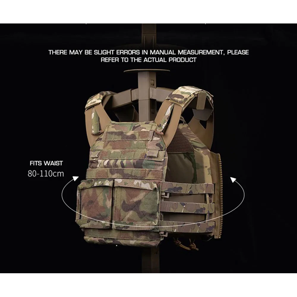 Caça Quick Release Plate Carrier, colete ao ar livre, Novo, JPC2.0