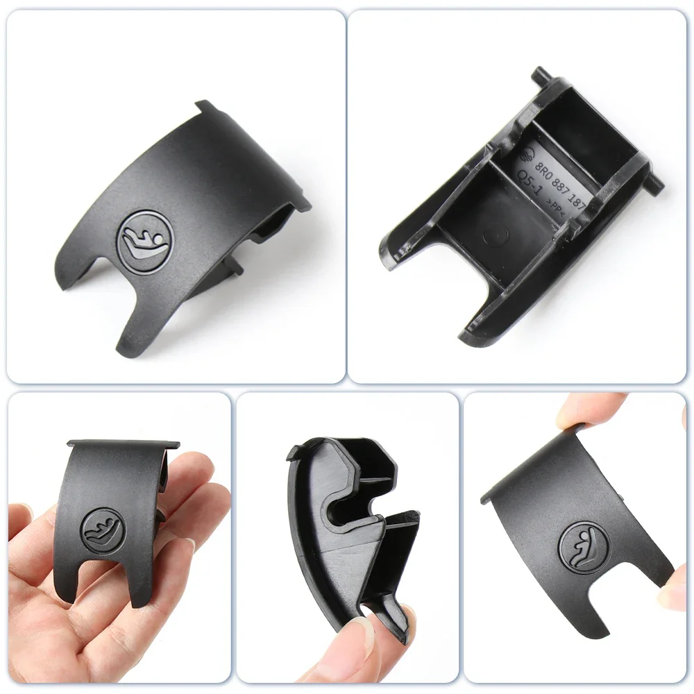 Car Rear Child Seat Anchor Isofix Slot Trim Cover Button For AUDI Q5 2009-2016 Car ISOFiX Cover Child Seat Buckle Cover view 3