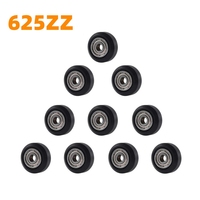 5/10Pcs 625ZZ Linear Bearing 3D Printer POM Wheel Plastic Pulley Linear Bearing for Creality Ender 3/3 Pro V2 CR-10 CR-10S