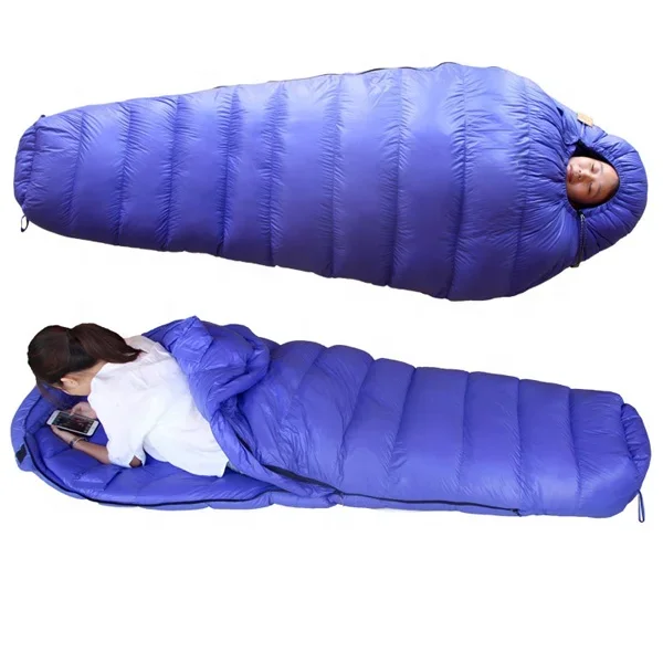 F 800 Fill Power Hydrophobic Sleeping Bag with Advanced Synthetic Down Sleeping Bag