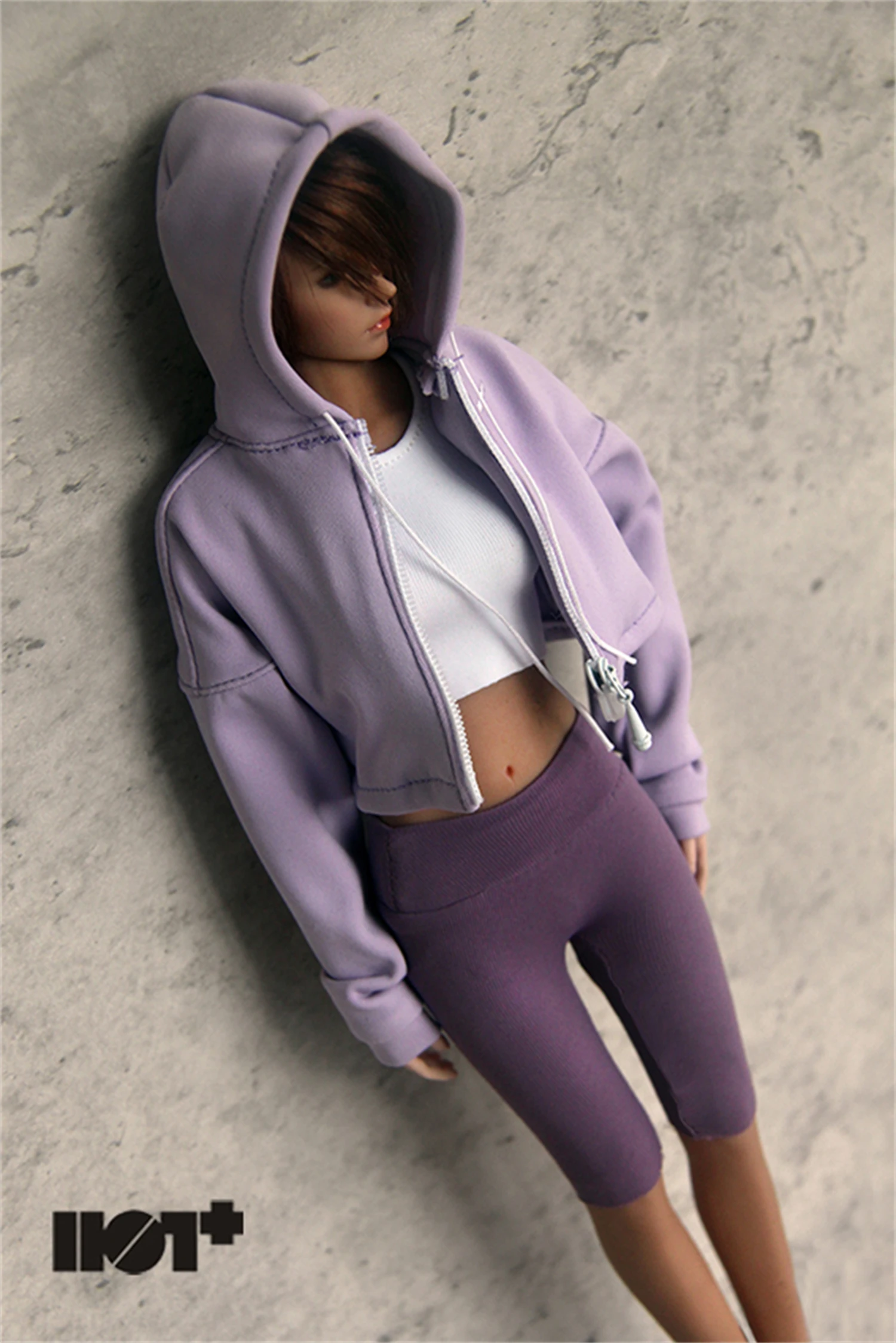 HotPlus HP069 1/6 Scale Sport Hooded Sweater Coat Yoga Jacket Top Clothes Fit 12'' TBLeague JIAOU Action Figure