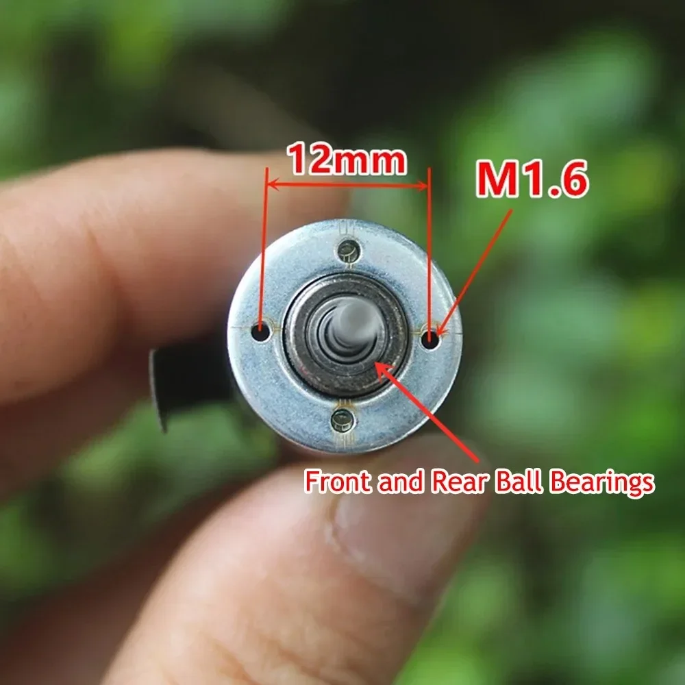 Mini 17mm Brushless Motor Inner Rotor Motor DC12V-24V 15W 10450RPM Double Ball Bearing NdFeb Strong Magnetic Brushless Motor