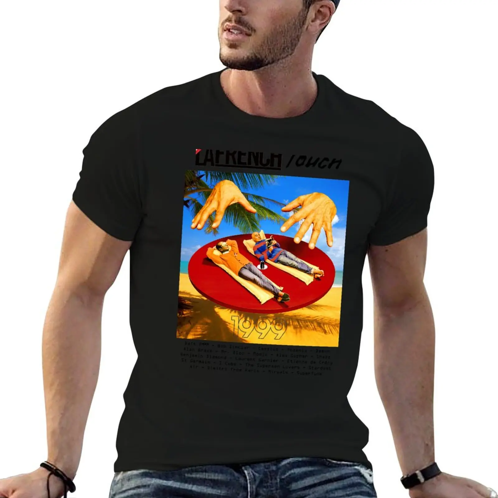 Relaxed in Espadrilles: MODEL by La French Touch & CASSIUS & Jacques Chirac (original HD DESIGN) T-Shirt