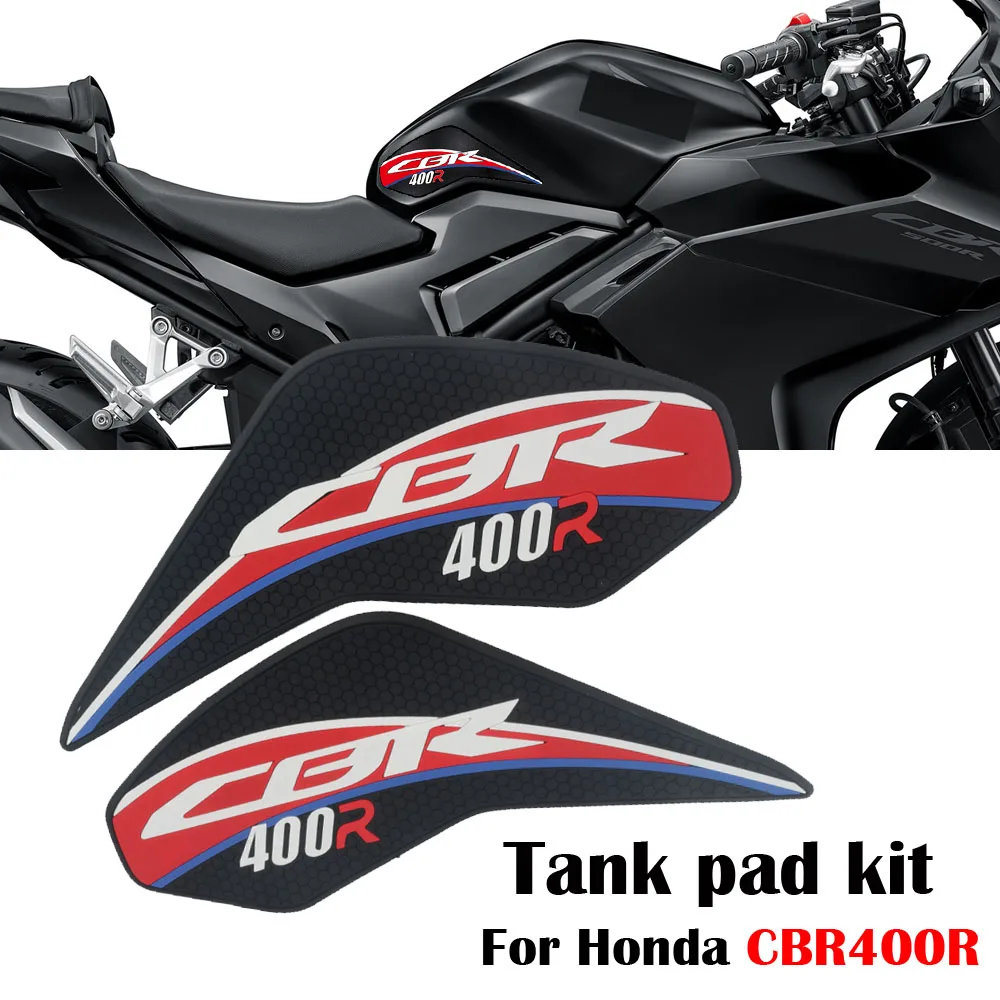 

Motorcycle For Honda CBR400R CBR 400 R 400R Non-slip Side Fuel Tank Stickers Waterproof Pad Rubber Sticker Kit