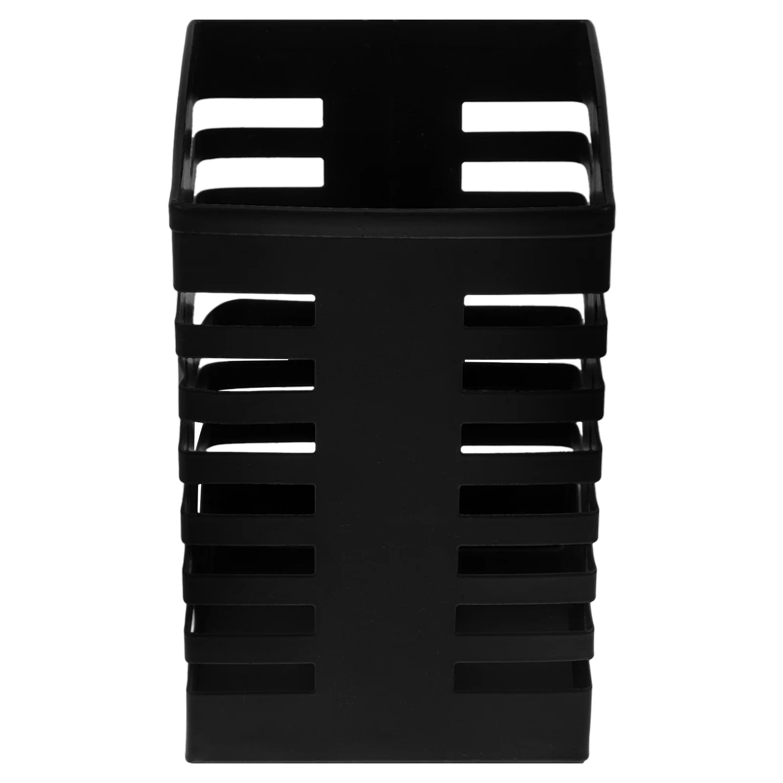 

Square Hollow Pen Holder Desk ganizer Large Capacity Makeup Brush Storage Iron Material Mesh Pen Holder Non Slip Base