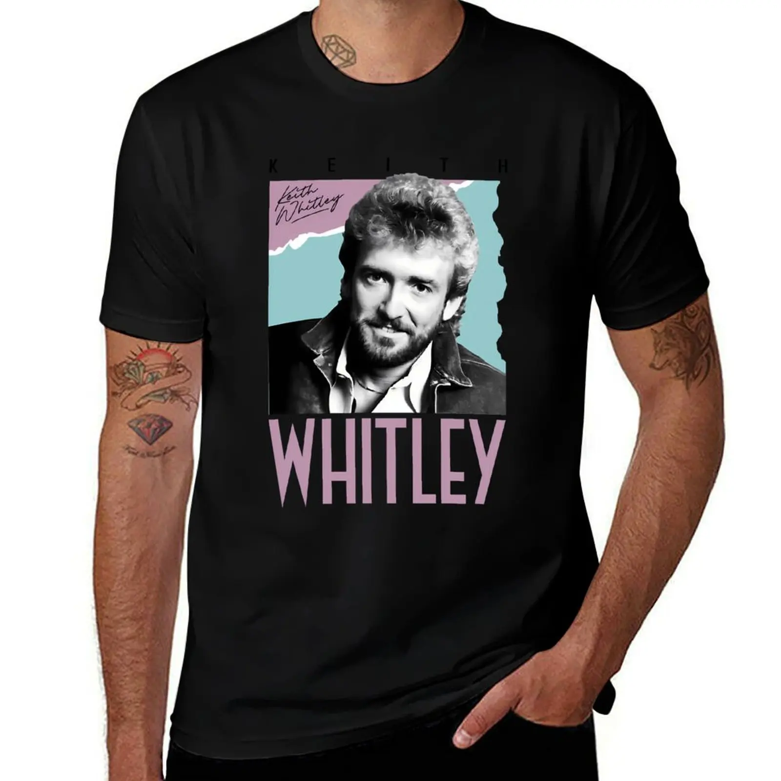 Keith Whitley Legend T-Shirt Relaxed Casual Short Sleeve Tee