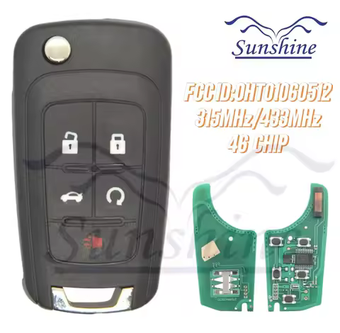 Sunshine car key Remote Car Key /5Bt Fob 5B 315MHz/433MHz ID46 7941 for Chevrolet Cruze Camaro Malibu Sonic Opel GMC