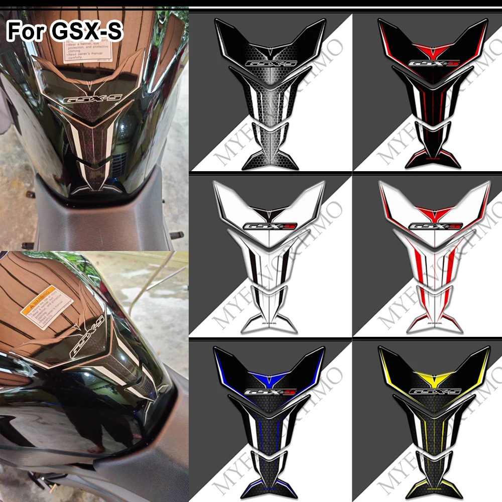 GSX-S GSXS 750 1000 Tank Pad Protector Sticker For Suzuki GSX-S125 GSX-S750 GSX-S1000 Side Pad Protection Motorcycle  ﻿