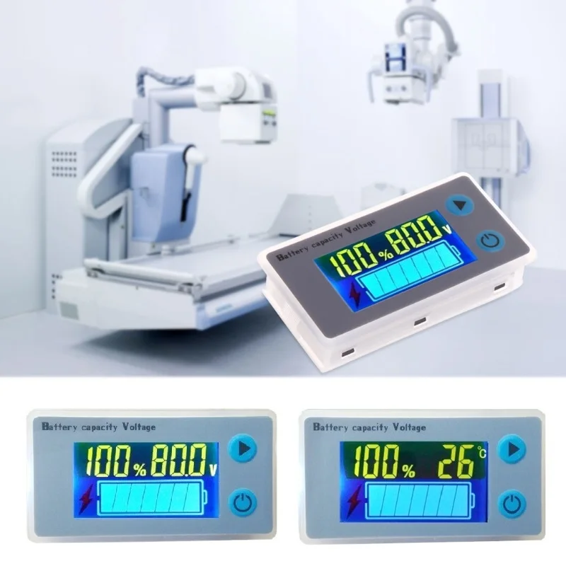 

Voltmeter Tester DC 10-100V Universal Battery Capacity Tester Charging System Analyzer With LCD Display Car Lead-acid Indicator