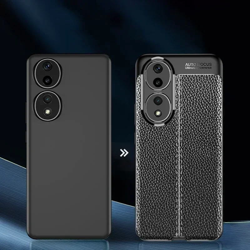 Honor 90 케이스, Honor 90 커버, 충격 방지 TPU 소프트 가죽, 휴대폰 보호 쉘 범퍼