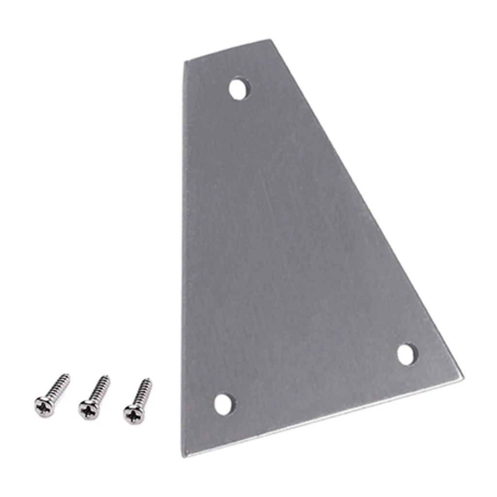 Aluminum Alloy Skull Guitar Truss Rod Cover with Screws for Electric Guitar Parts and DIY Guitar Kit