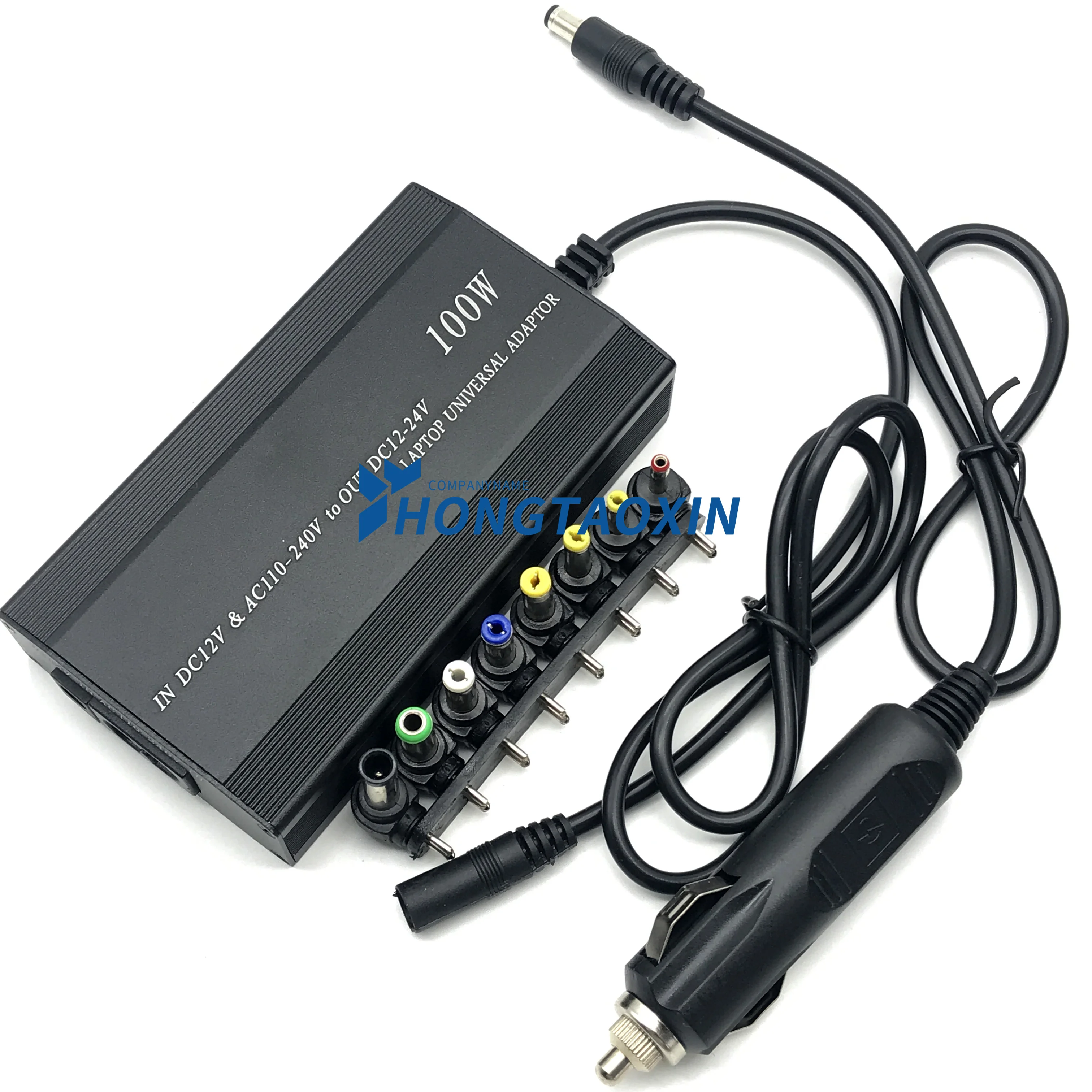 USB charger 100W 12-24V adjustable LCD universal laptop power adapter Mil-function dc ac universal laptop adapter 100w