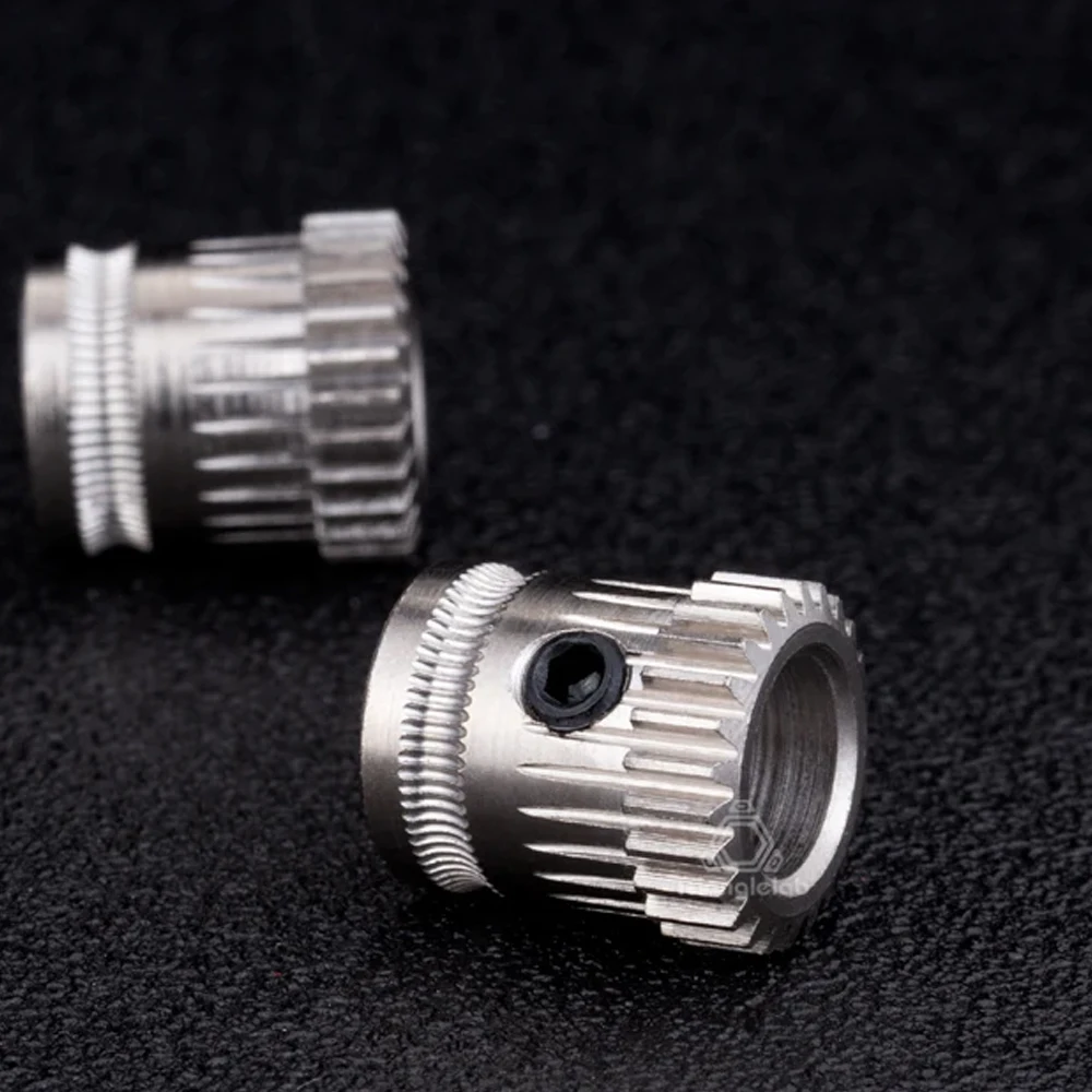 Trianglelab inner diameter 8 mm Drivegear kit dual drive gear extruder kit for Prusa i3 Bowden Extruder Orbiter Extruder 1.75MM