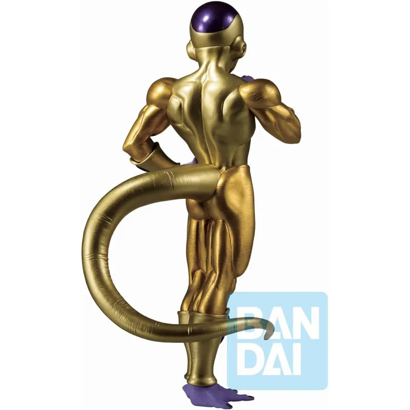 NEW BANDAI 20cm Dragon Ball Super Golden Freezer Frieza GK Statue PVC Action Figures Collection Model Toys for Children Gifts