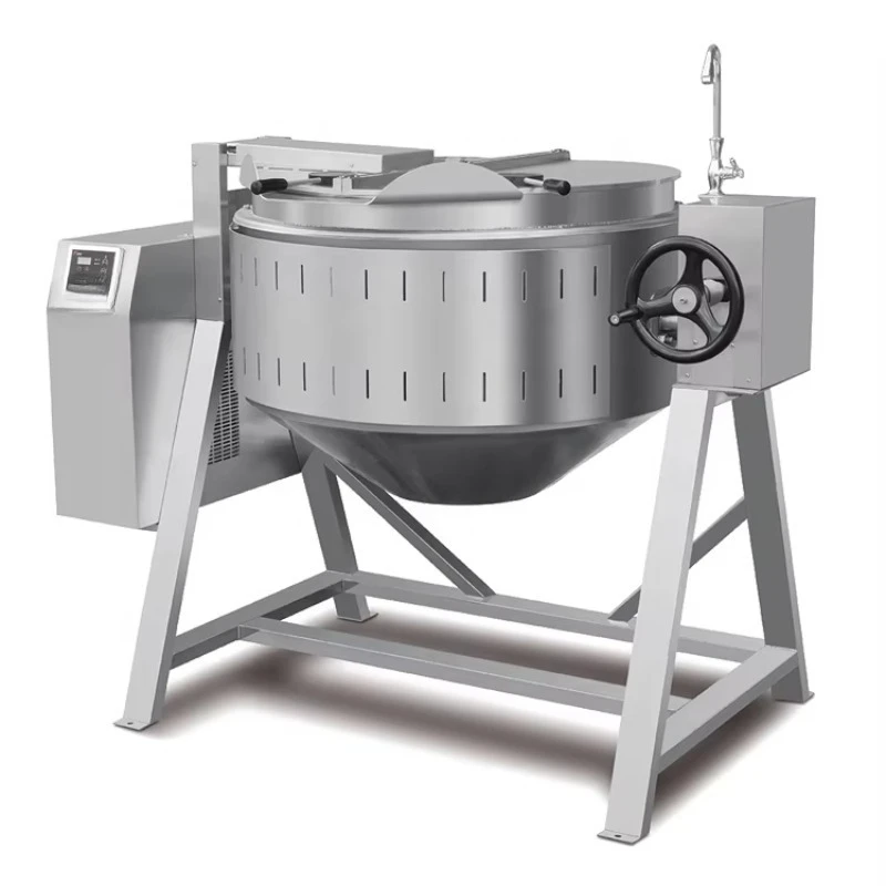 Industrial Cooking Pot Commercial Meat Cooking Machine Boiler Beans Potato Boiling Machines Soup Making Machine