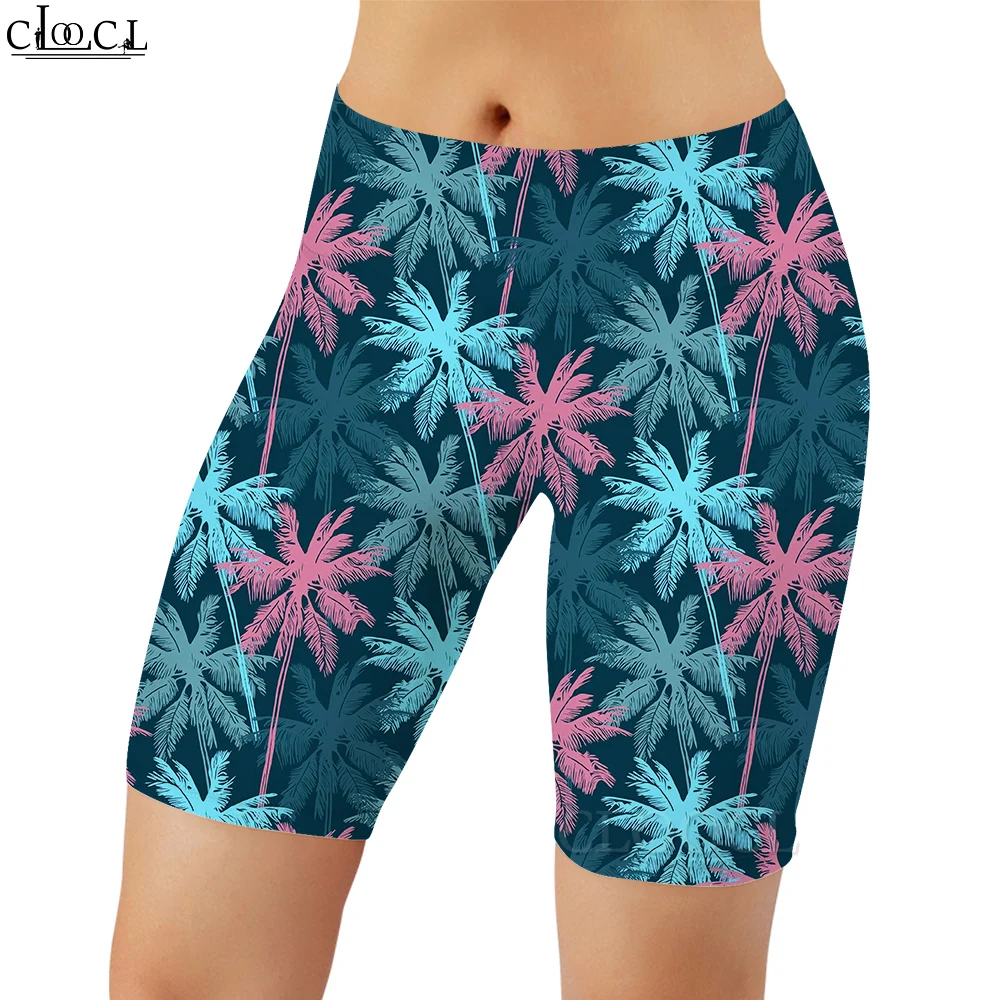 

CLOOCL New Fashion Women Legging Coconut Tree Pattern 3D Printed Casual Shorts for Female Gym Workout Jogging Fitness Leggings