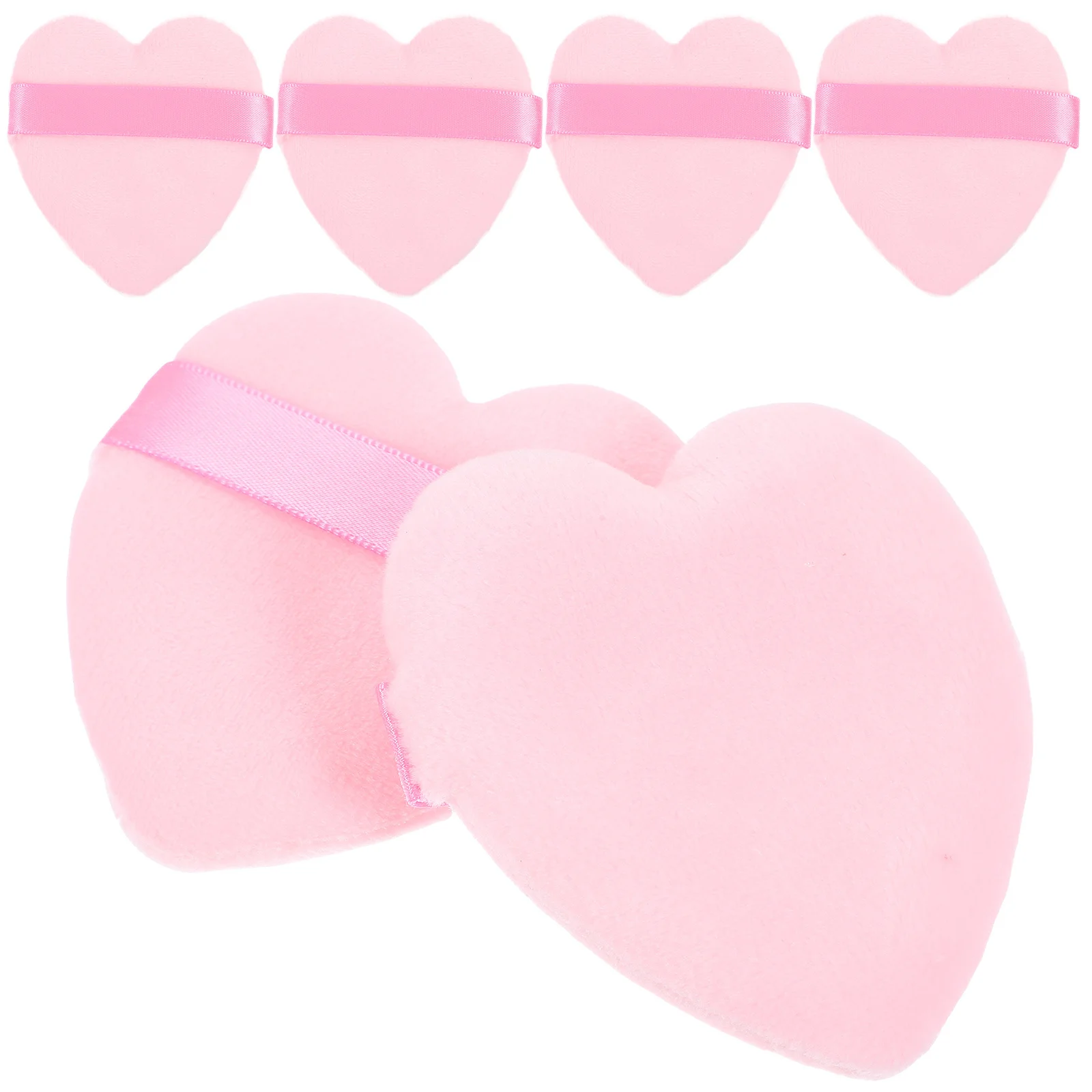 6 stuks hart make-up zacht los poeder gezicht bladerdeeg foundation spons cosmetica make-up tools gezicht bladerdeeg poeder sponzen