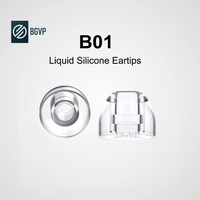 BGVP B01 Silicone Eartips for In-Ear Eardphones Accessories Skin-Friendly Material Replacement Ear Tips