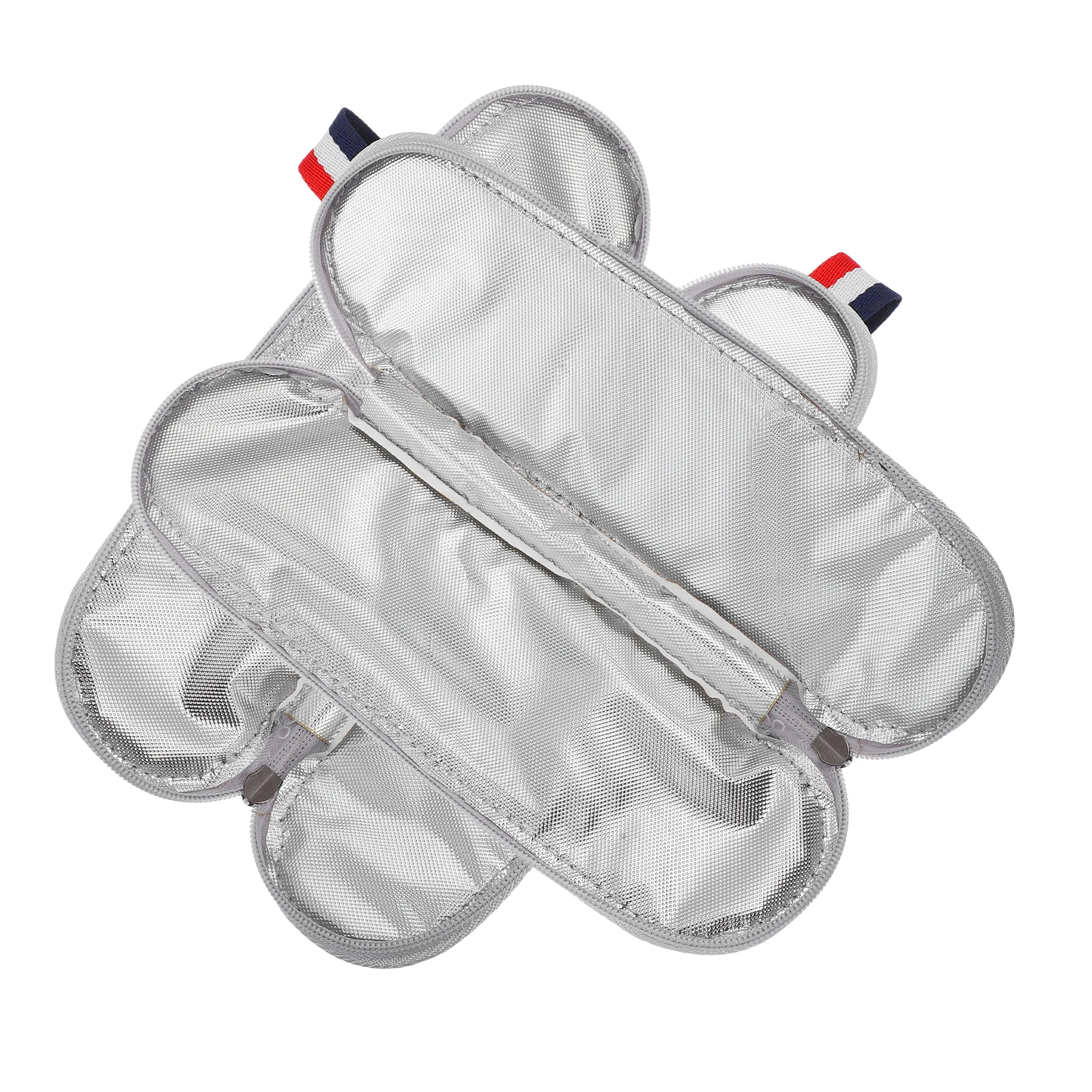 

2Pcs Waterproof Flatware Storage Bag Felt Knives Forks Straws Case Portable Lightweight Picnic Tableware Pouch for Outdoor