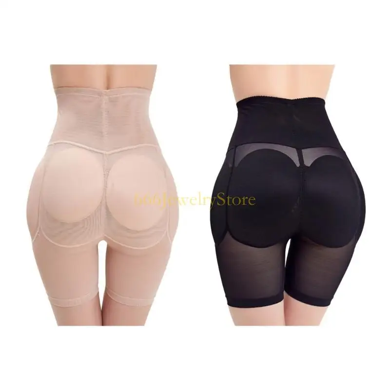 F2TD Women lưới Shapless Padded Padded Possaner Boyshorts underwear underwear