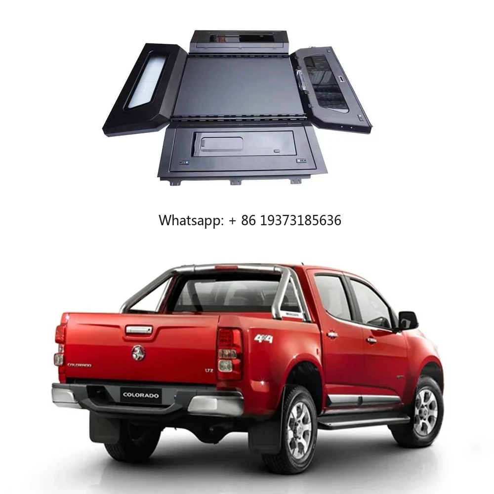 

4X4 Pickupk Truck Canopy Customizable for Holden Colorado 2015 Ltz Aluminum Topper with Glass windows