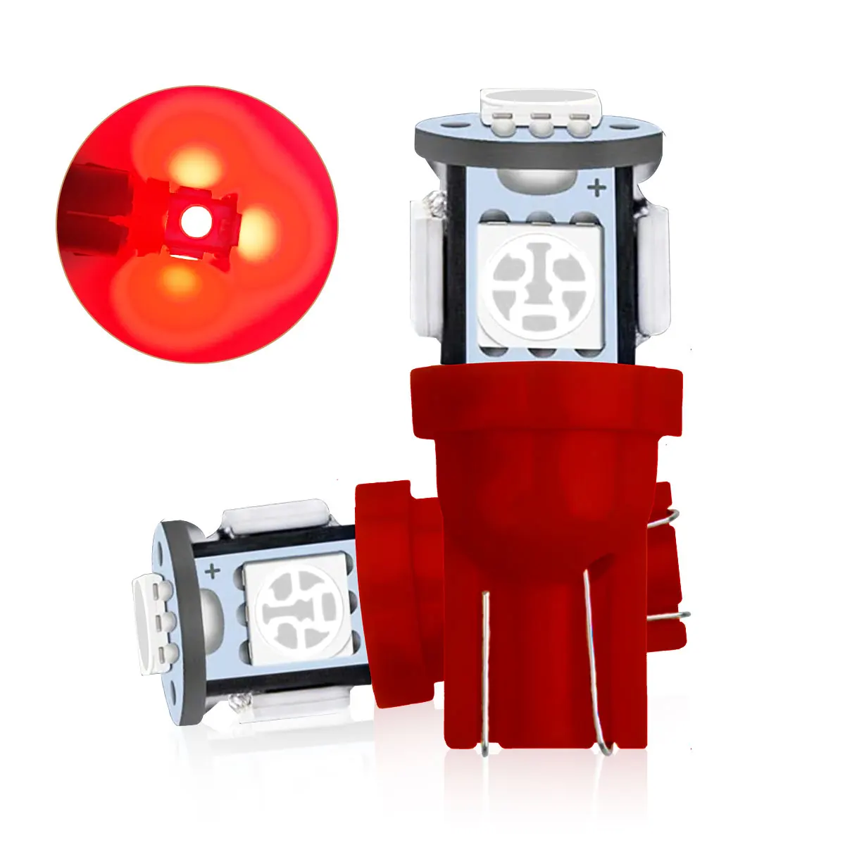 Alle Farben Optionen Superhelle 5050 LED 5SMD W5W T10 WY5W 192 194 168 Autolampen für Kfz-Blinker Lesebremslicht