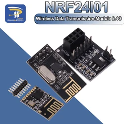 Módulo de transmisión de datos inalámbrica, placa adaptadora de enchufe, NRF24L01, 2,4G, versión de actualización 2mbit/s, NRF24L01