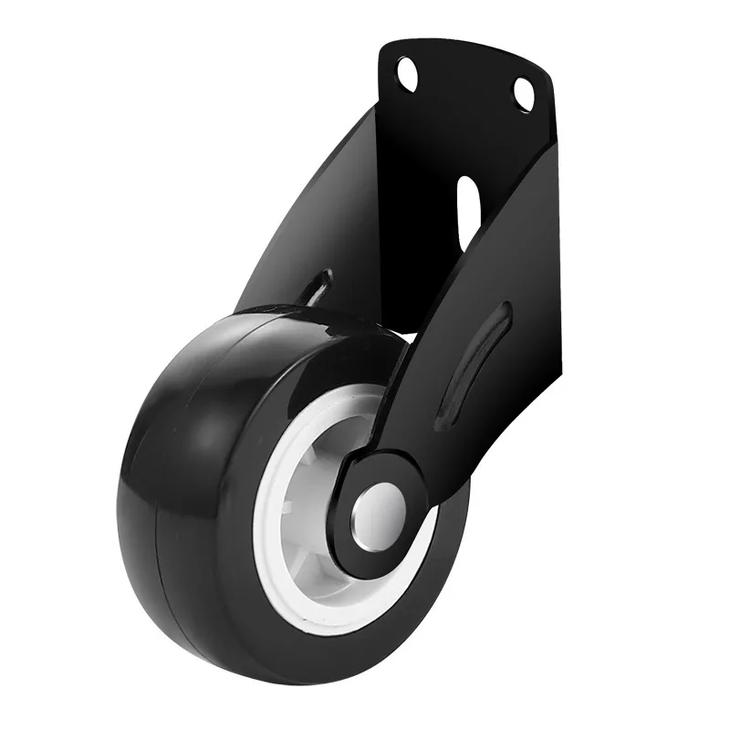 1/2Pcs New Silent Furniture Caster Side Mounted Mobile Door Support Moving Wheel Household Moving Tool Directional Roller