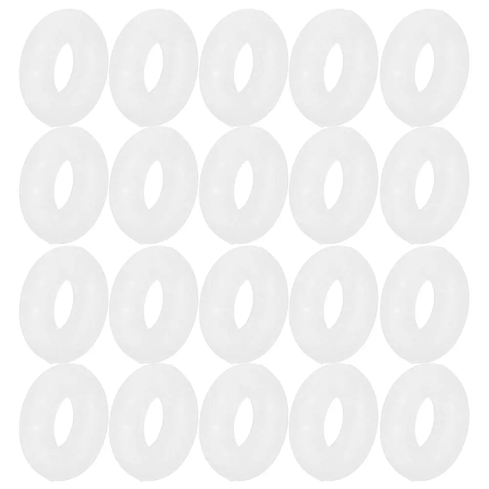 

200 Pcs Manual Silicone Positioning Ring Beads Silica Gel Craft Spacer for Jewelry